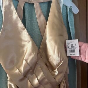 Gold Bridesmaid Dress